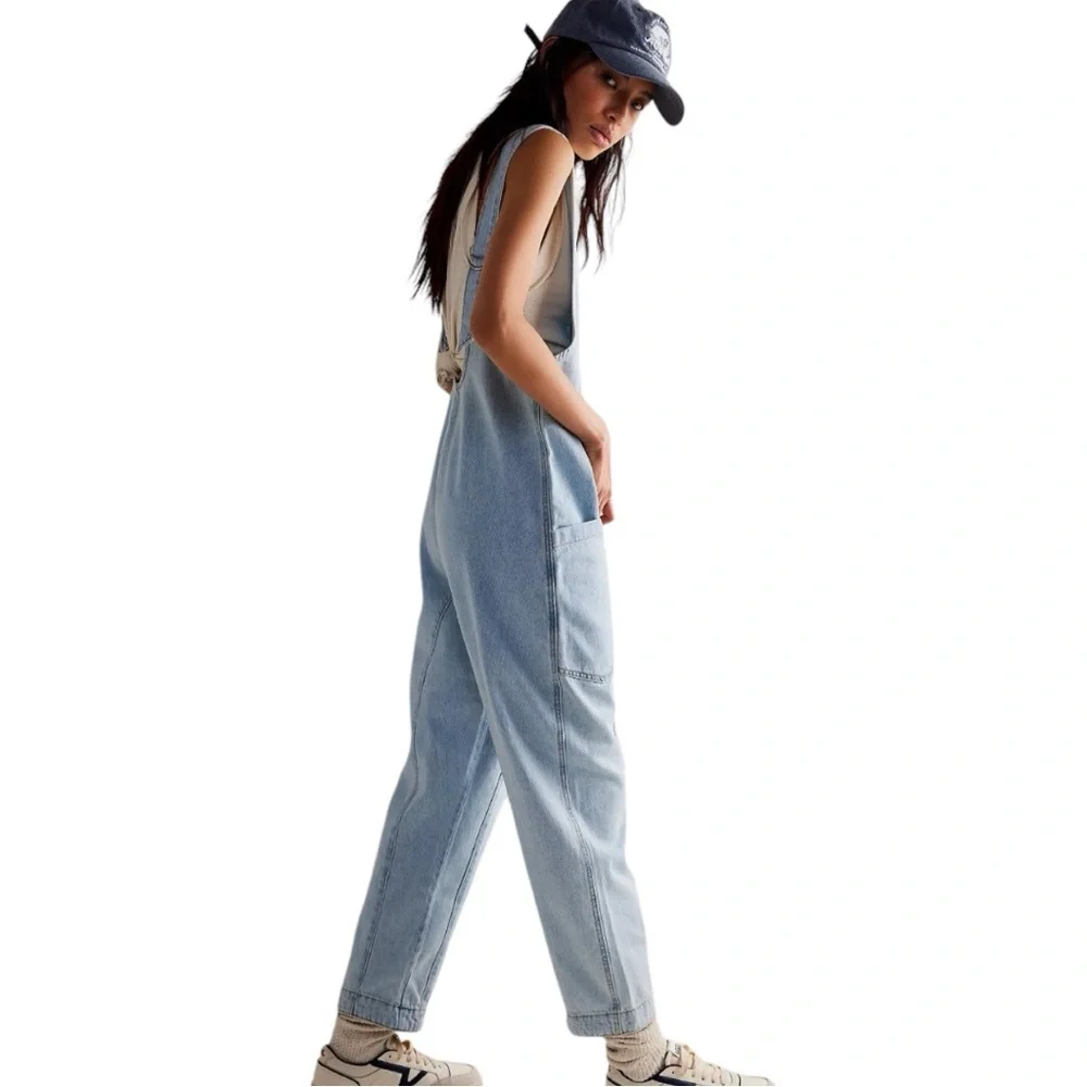 We The Free High Roller Jumpsuit Color Whimsy Size M NWT - Picture 4 of 4